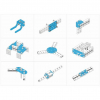 Ресурсный набор Bracket Robot Pack-Blue - «globural.ru» - Краснокамск
