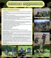 Стенд "Огневая подготовка" (вариант 2) - «globural.ru» - Краснокамск