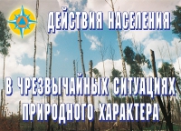 Комплект плакатов "Действия населения в ЧС природного характера" - «globural.ru» - Краснокамск