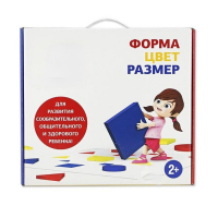 Подвижная развивающая игра "Форма, цвет, размер" - «globural.ru» - Краснокамск