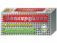 Конструктор металлический №7 (для уроков труда) 148 элементов - «globural.ru» - Краснокамск