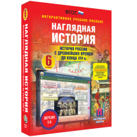 Наглядная история. История России с древнейших времен до конца XVI века. 6 класс - «globural.ru» - Краснокамск