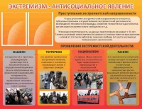 Стенд "Экстремизм-антисоциальное явление" - «globural.ru» - Краснокамск