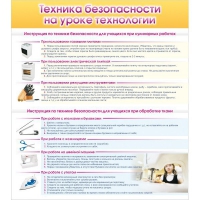 Стенд "Техника безопасности на уроке технологии" - «globural.ru» - Краснокамск