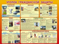 Стенд "Уголок гражданской защиты" - «globural.ru» - Краснокамск