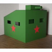 Игровой домик «Танк» - «globural.ru» - Краснокамск