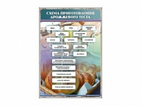 Стенд "Схема приготовления дрожжевого теста" - «globural.ru» - Краснокамск
