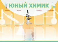 Стенд "Юный химик" (вариант 1) - «globural.ru» - Краснокамск