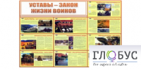Стенд "Уставы закон жизни воинов" - «globural.ru» - Краснокамск
