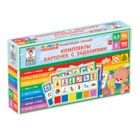 Развивающий тренажёр "Разноцветные окошки" 3-5 лет. Дополнительный набор карточек к базовому комплекту - «globural.ru» - Краснокамск