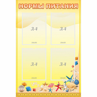 Стенд "Нормы питания" - «globural.ru» - Краснокамск