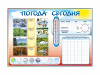 Стенд-уголок маркерный "Погода сегодня" - «globural.ru» - Краснокамск