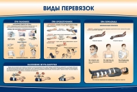 Стенд "Виды перевязок" - «globural.ru» - Краснокамск