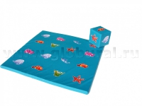 Игровой детский мат «Море» с кубиком (ВИК) - «globural.ru» - Краснокамск