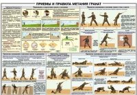 Плакат "Приемы и правила метания гранат" - «globural.ru» - Краснокамск