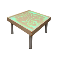 Столик на ножках для рисования песком Радуга. Подсветка RGB - «globural.ru» - Краснокамск