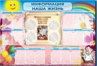Стенд-уголок "Информация. Наша жизнь" - «globural.ru» - Краснокамск