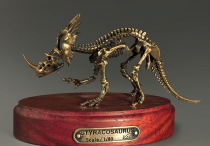Модель скелета динозавра Styracosaurus - «globural.ru» - Краснокамск
