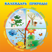 Стенд "Календарь природы" 0.5x0.5 - «globural.ru» - Краснокамск