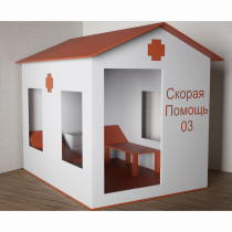 Игровой домик «Скорая помощь» - «globural.ru» - Краснокамск