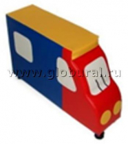 Напольная мягкая игрушка "Грузовик" каталка - «globural.ru» - Краснокамск
