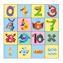 Коврик для логобота Пчелка "Цифры" - «globural.ru» - Краснокамск