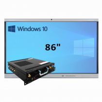 Интерактивная панель 86" (встроенный ПК Win10, Intel i5) - «globural.ru» - Краснокамск