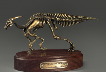 Модель скелета динозавра Parasaurolophus  - «globural.ru» - Краснокамск