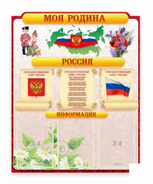 Стенд "Наша родина Россия" - «globural.ru» - Краснокамск