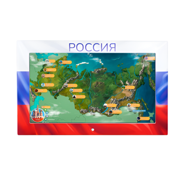 Интерактивная панель «Цвета России»  - «globural.ru» - Краснокамск
