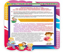 Стенд "Возрастные особенности ребенка" - «globural.ru» - Краснокамск