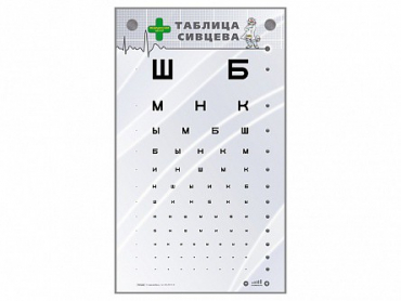 Интерактивный стенд "Таблица Сивцева" - «globural.ru» - Краснокамск