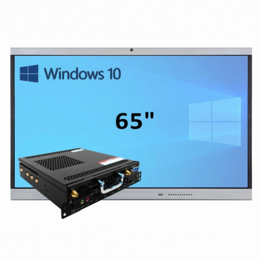 Интерактивная панель 65" (встроенный ПК Win10, Intel i5) - «globural.ru» - Краснокамск
